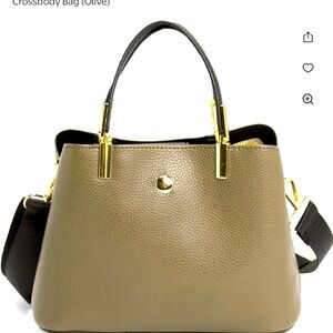 Like Dreams Elegant Olive Crossbody Bag